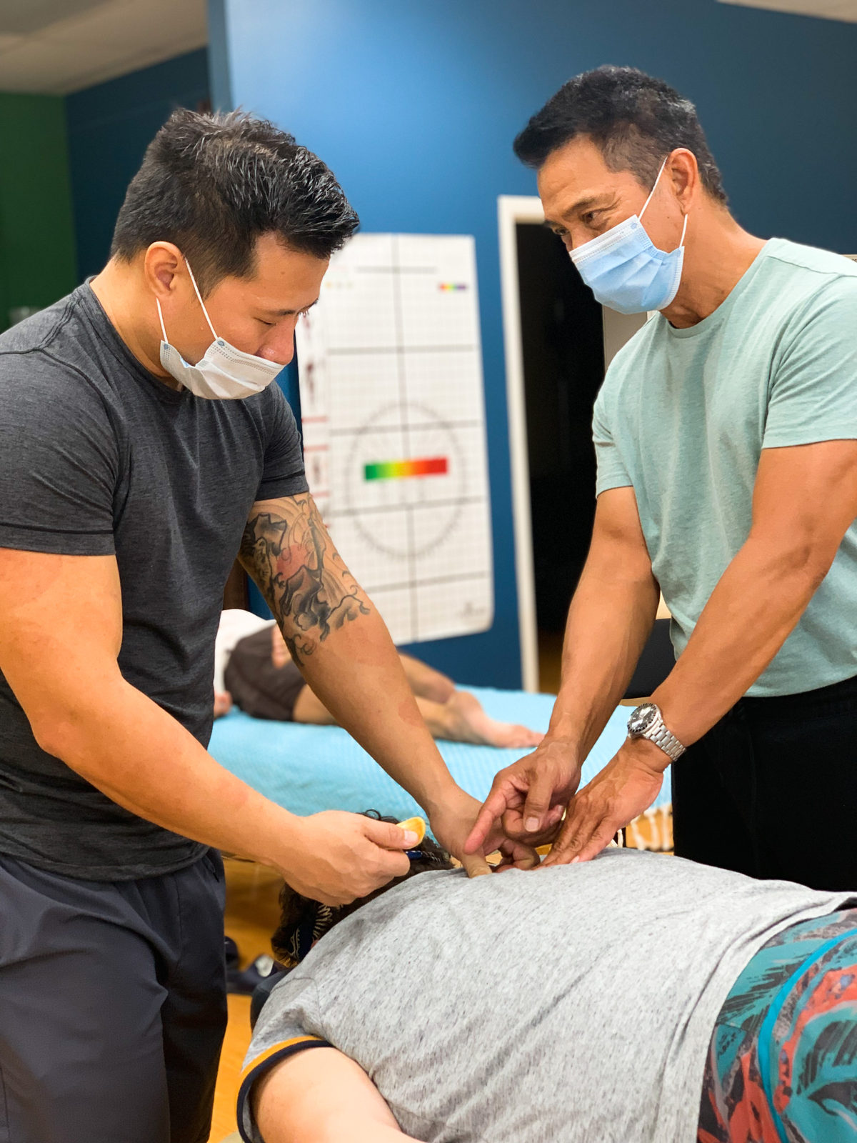 Hands-on massage training at Somatherapy